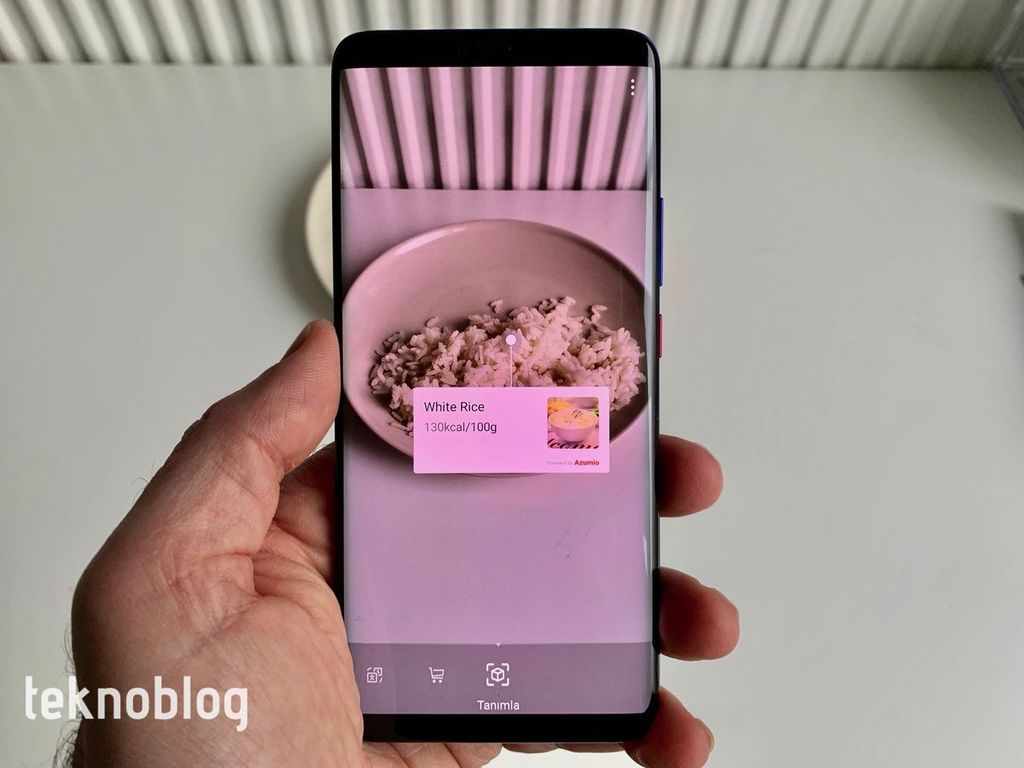 huawei mate 20 pro yiyecek tanıma