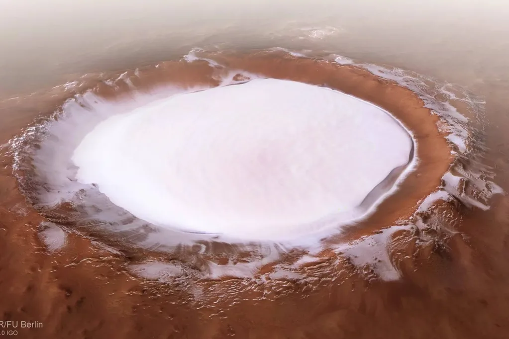 Mars’taki yörünge aracından Dünya’ya etkileyici bir yeni yıl fotoğrafı