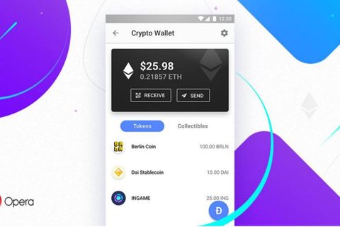 Opera Android tarayıcısına kripto para cüzdanı ekledi