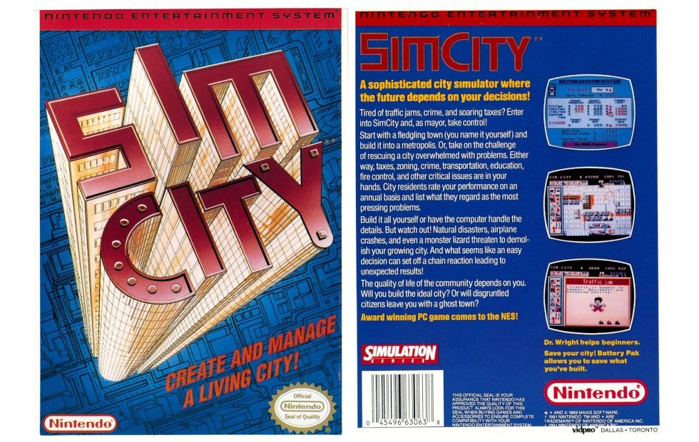 simcity nes