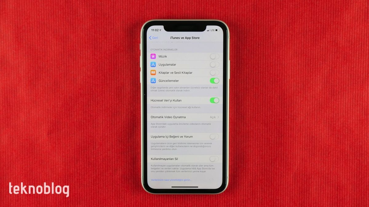 ios uygulama içi yorum ve beğeniler nasıl kapatılır