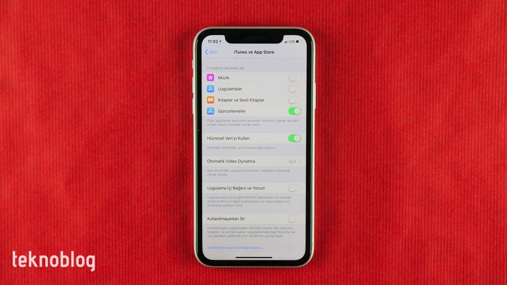 ios uygulama içi yorum ve beğeniler nasıl kapatılır