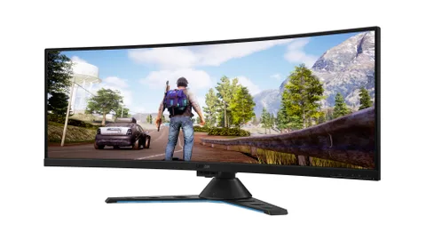Lenovo da iki 43.4 inç monitörle ultra geniş ekran partisine katılıyor – Galeri