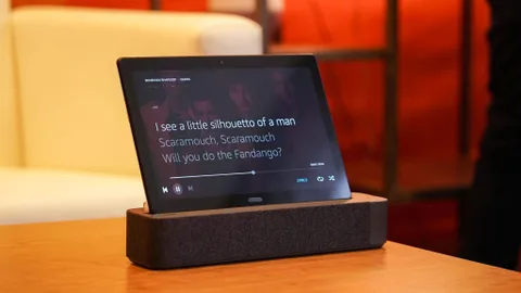 Lenovo Smart Tab Android tableti akıllı hoparlöre dönüştürüyor