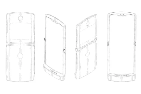 Katlanabilir ekranlı yeni Motorola RAZR buna benzeyecek