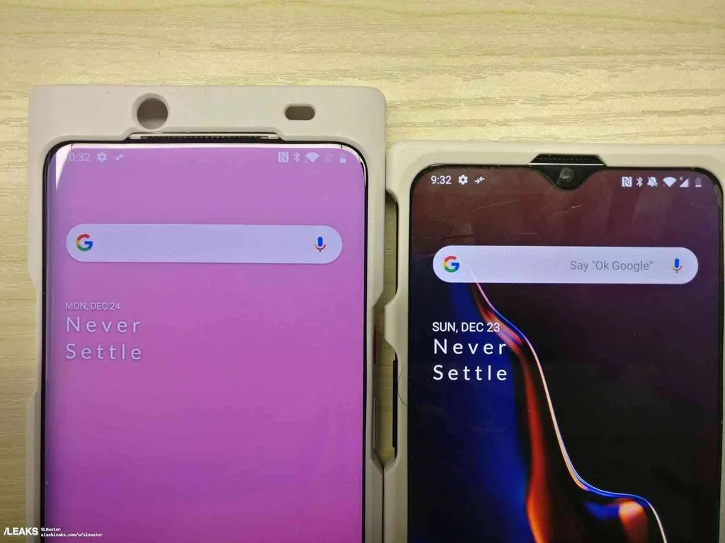 OnePlus 7 çentiksiz ekran ve kızaklı kamerayla gelecek gibi