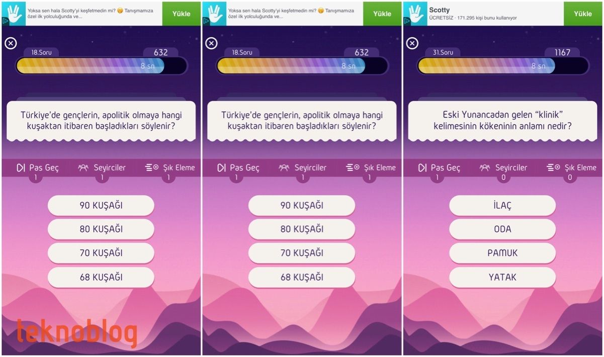 Quizbie: Hem bilginizi sınayın hem de keyifli zaman geçirin