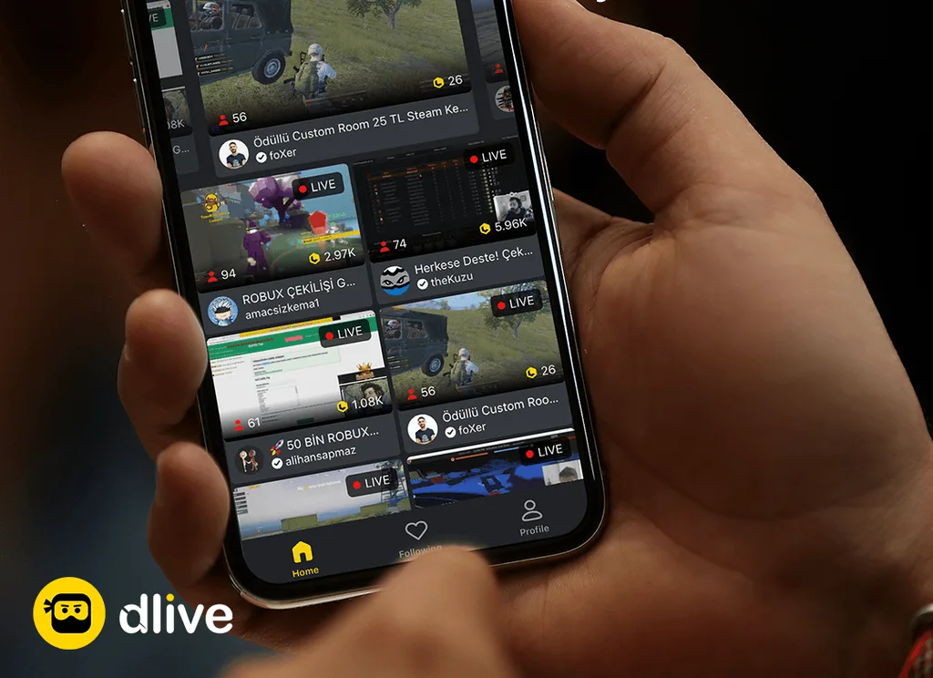 DLive iOS uygulaması App Store’a geldi