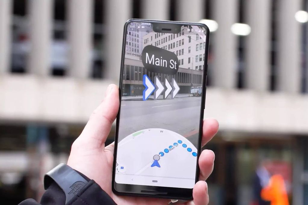 google haritalar ar kamera