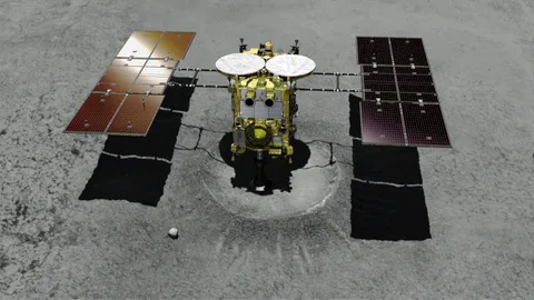 Japonya’nın uzay aracı örnek toplamak için asteroite iniş yaptı