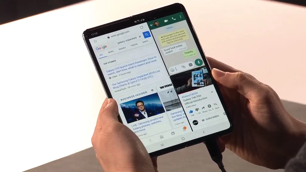 Galaxy Fold Samsung’un 3.5mm kulaklık jakı taşımayan ilk telefonu