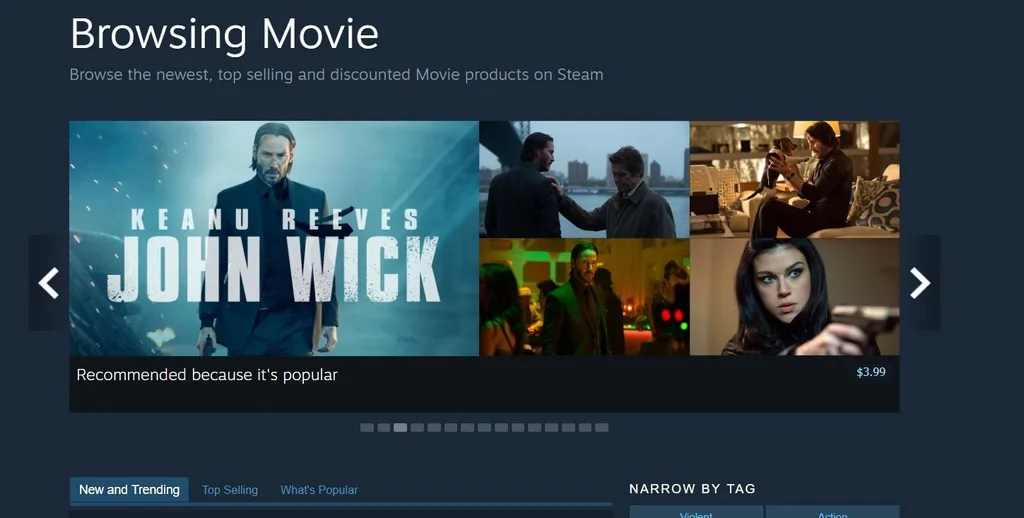 Valve Steam’in video içerik bölümünü kapatıyor