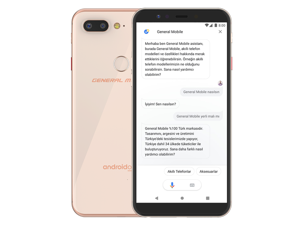 general mobile asistanı