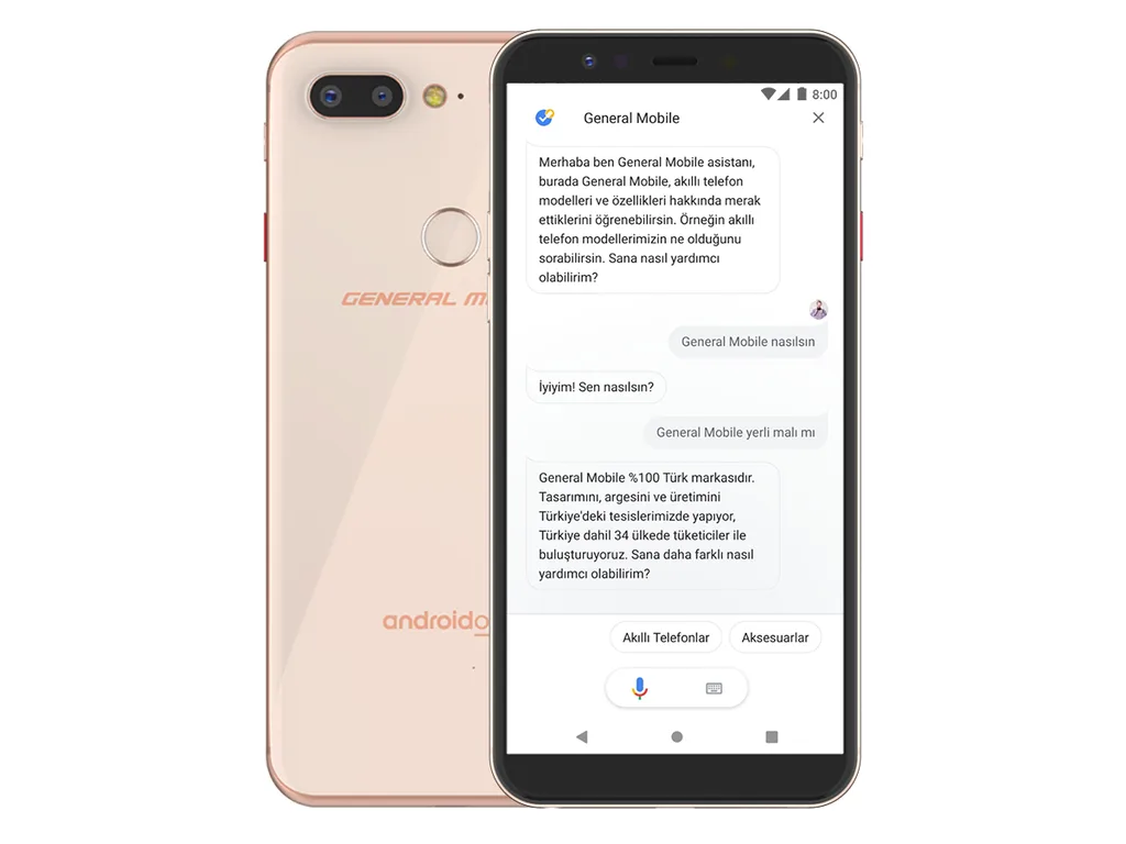 General Mobile’ın sanal asistanı çıktı