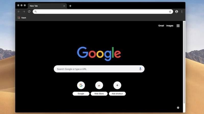 google chrome koyu renk modu