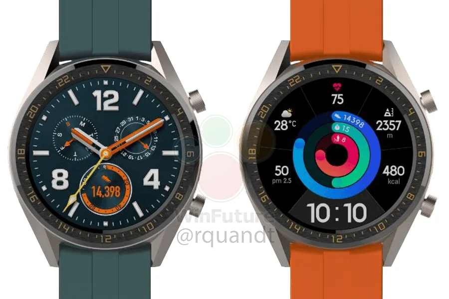 Huawei Watch GT Active ve Elegant akıllı saatler P30 ile birlikte geliyor
