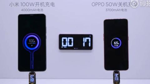 xiaomi super charge turbo 100w