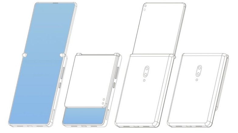 zte katlanabilir telefon