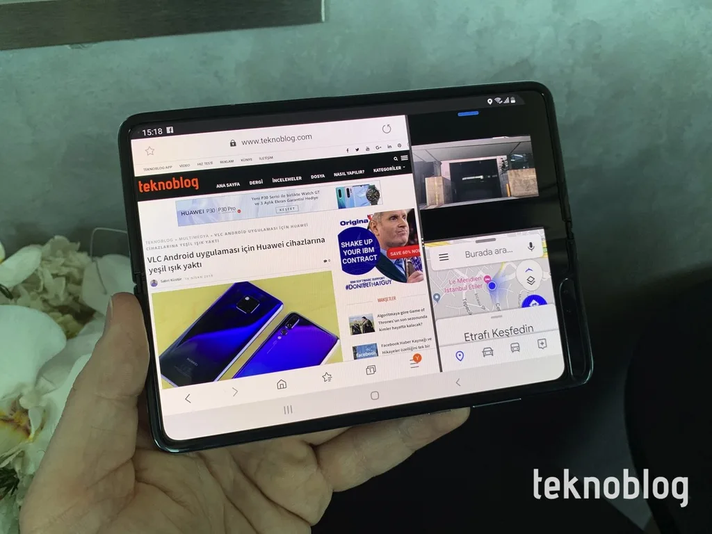 Samsung Galaxy Fold 2 için ekranda değişiklik yapabilir