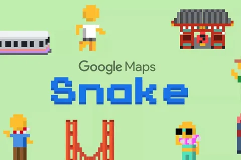 Google Haritalar’da 1 Nisan’a özel Yılan oyunu var