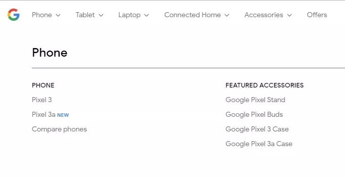 Pixel 3a adı Google’ın kendi web sitesinde görüldü