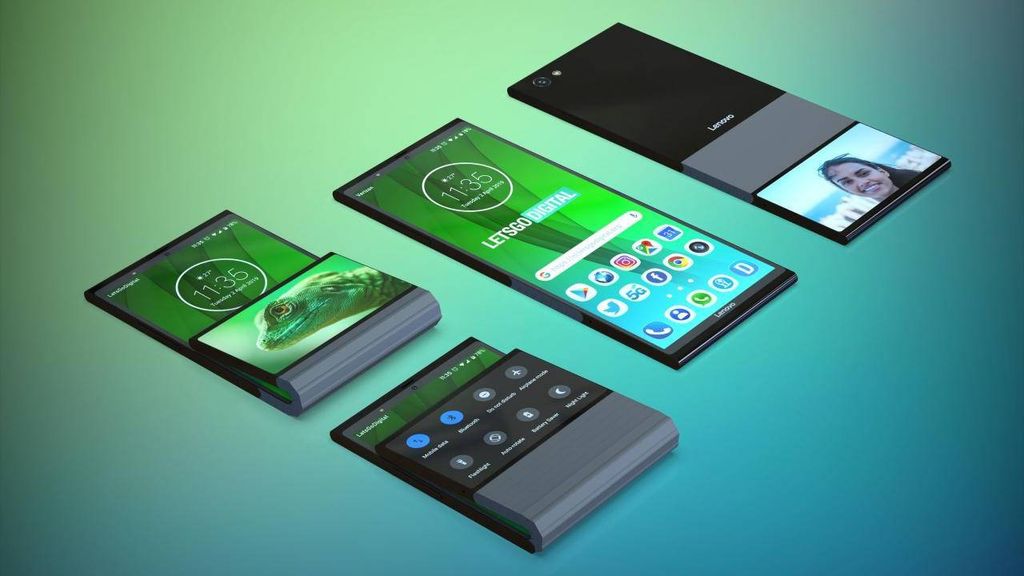 lenovo katlanabilir telefon