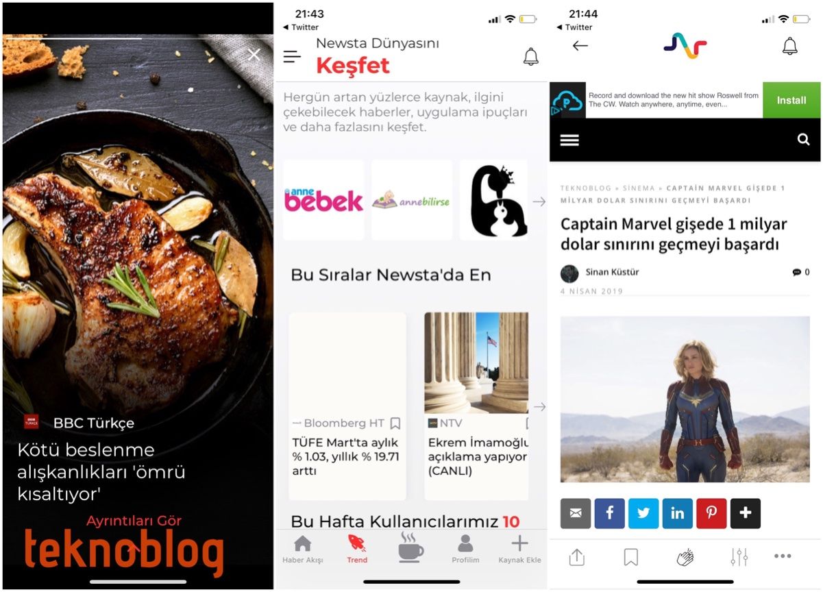 Newsta: Gündemi hikâyelerle takip edin