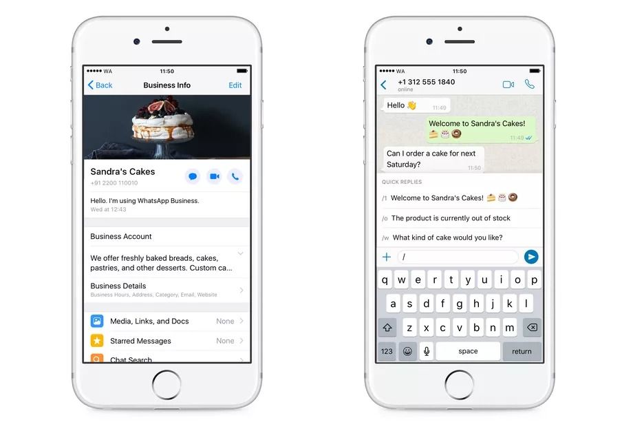 whatsapp business ios