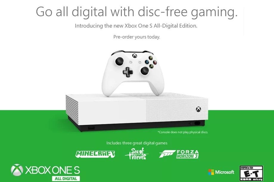 xbox one s all-digital edition