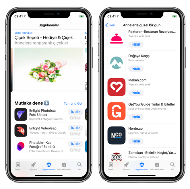 app store anneler günü