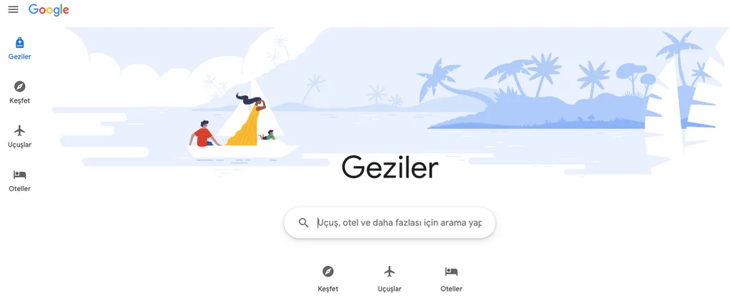 Google tüm seyahat planlama özelliklerini tek bir sitede topluyor