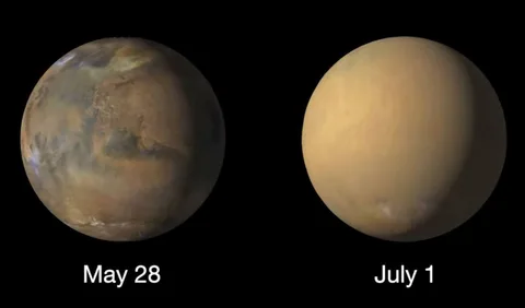 Toz fırtınaları Mars’ta yaşam ihtimalini yok etmiş olabilir