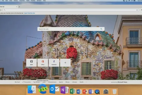 Chromium tabanlı Edge’in macOS versiyonu görüldü