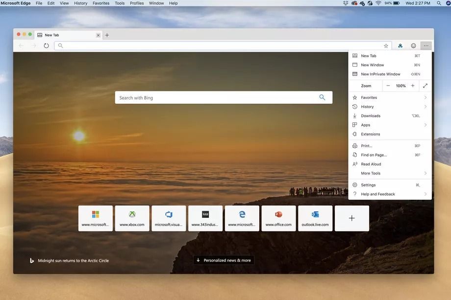 microsoft edge mac