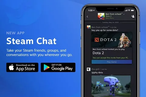Valve Steam Chat uygulamasıyla oyun sohbetini mobil cihazlara taşıyor