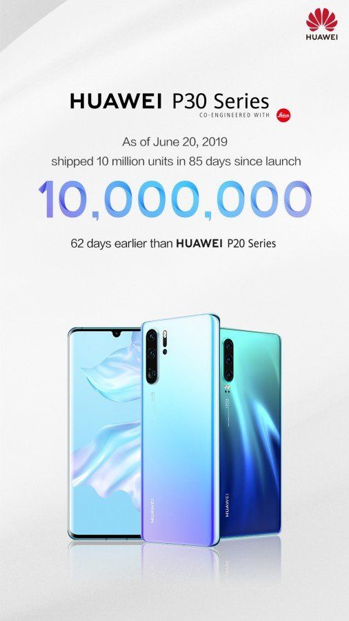 Huawei P30 serisinden dikkate değer satış başarısı
