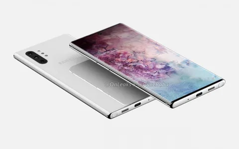Samsung Galaxy Note 10 Pro için oklar dört arka kamerayı işaret ediyor