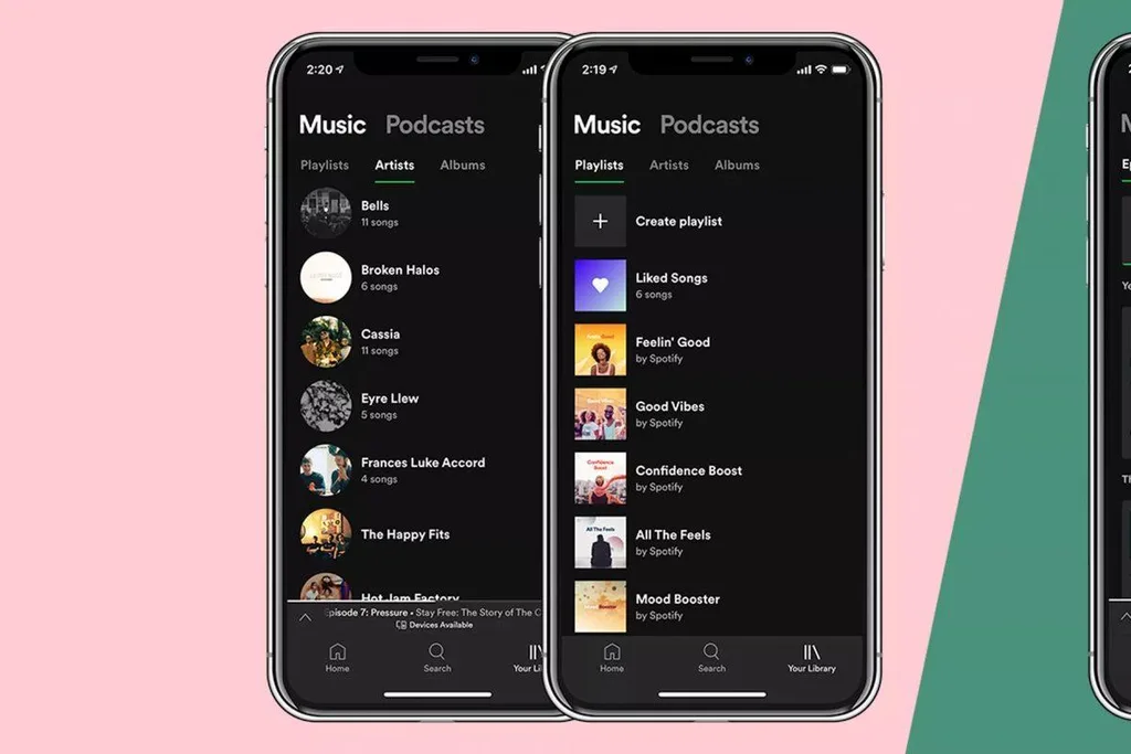 Podcast ve müzikleri ayıran yeni Spofity tasarımı dağıtımda