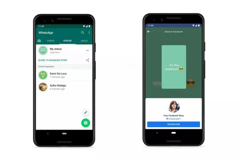 WhatsApp Durum mesajları için yeni paylaşım seçenekleri yolda