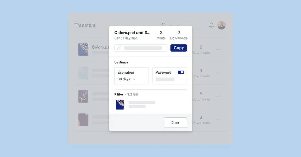 Dropbox Transfer dosya paylaşımında sınırları alt üst edecek