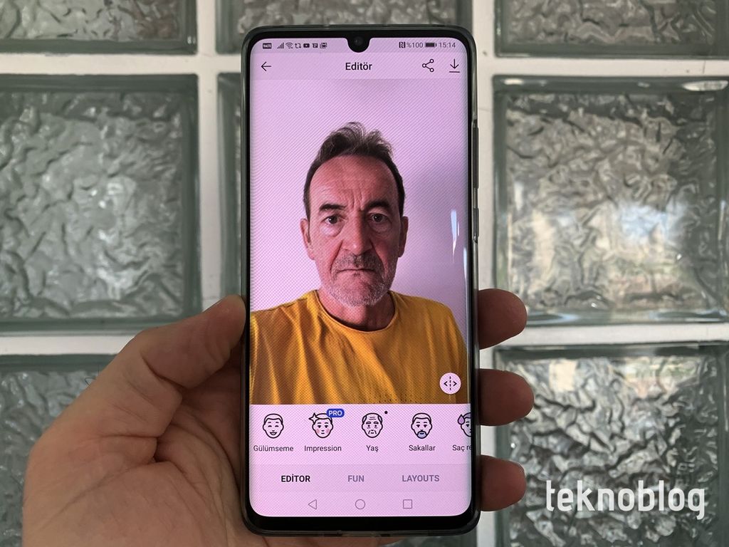 faceapp mobil uygulama