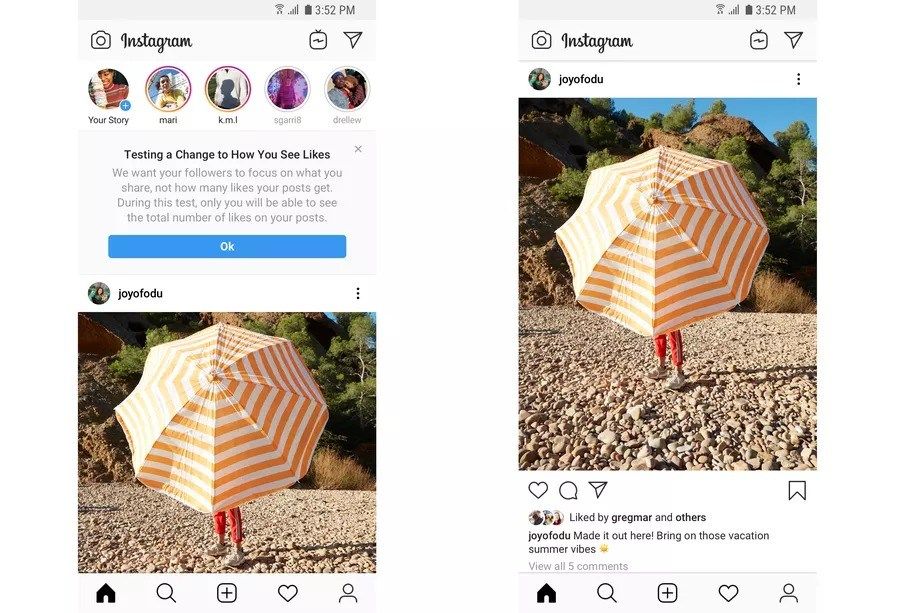 instagram beğeni sayısı gizleme
