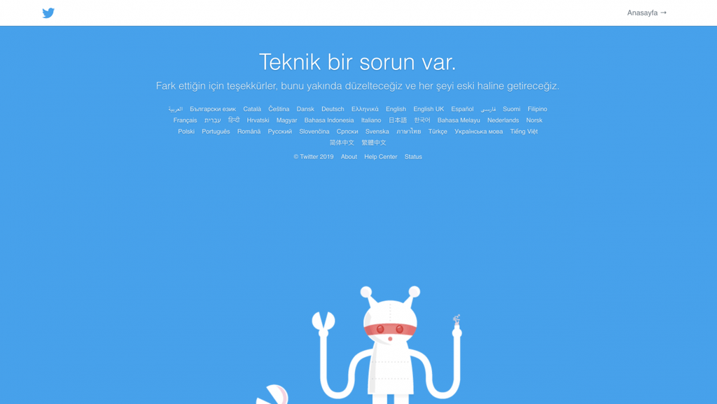 twitter erişim problemi