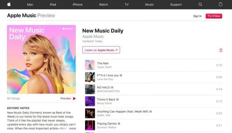 apple music new music daily