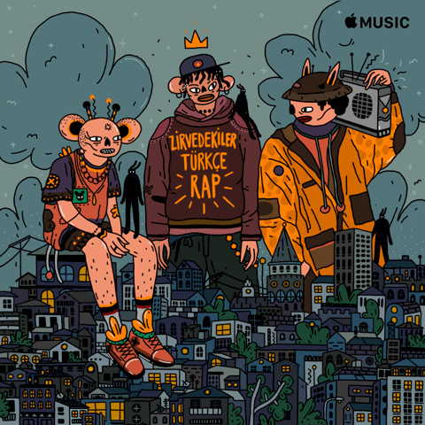 apple music zirvedekiler türkçe rap