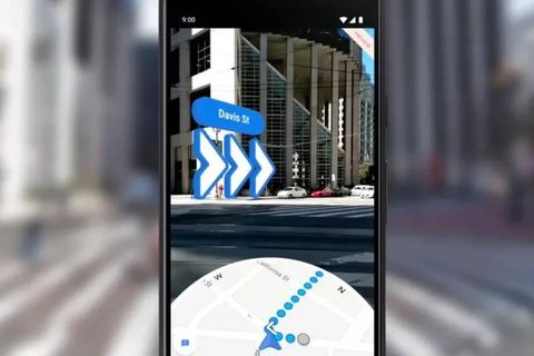 google maps live view