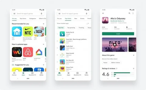 Google Play Store’un yeni tasarımı tüm kullanıcılara açıldı