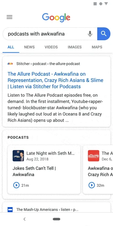 google podcast'ler