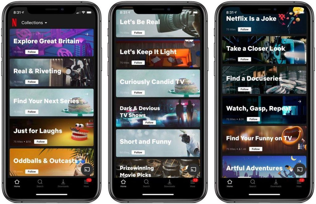 netflix collections