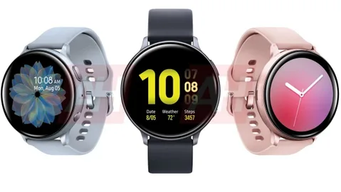 Galaxy Watch Active 2 sızıntısı tüm renk seçeneklerini gösteriyor